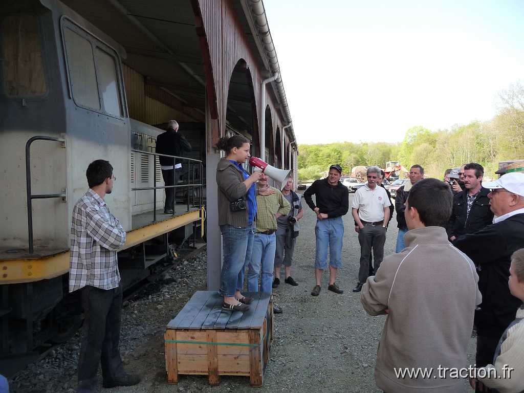 2011_04_Rodage (27).jpg - 10/04/2011 - 68053 MULHOUSE CEDEX Club de Véhicules Anciens d'Alsace Mulhouse 2ème Rodage Printanier, le petit train de la Doller